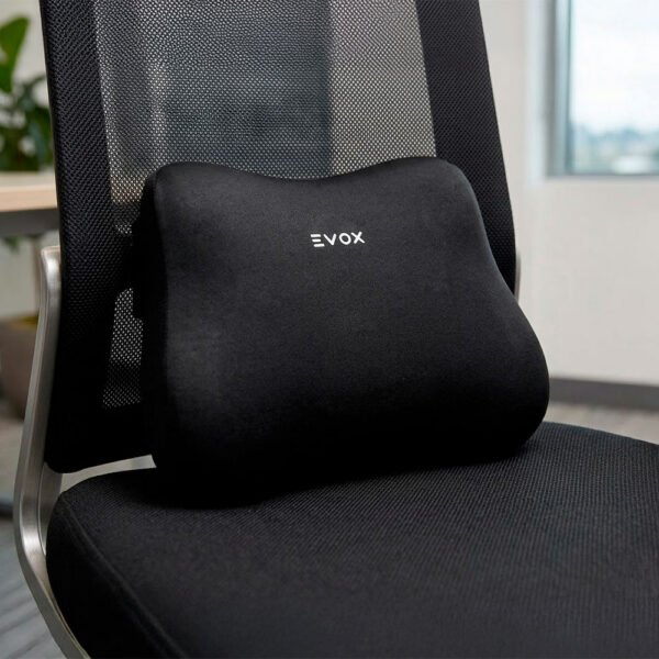 Cojín Lumbar Ergonómico Evox WR1-B Negro