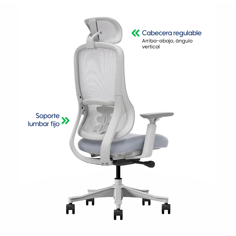 APEX > Silla Ergonómica Ejecutiva con Mecanismo Autoajustable y Asiento Honeycomb Deslizante