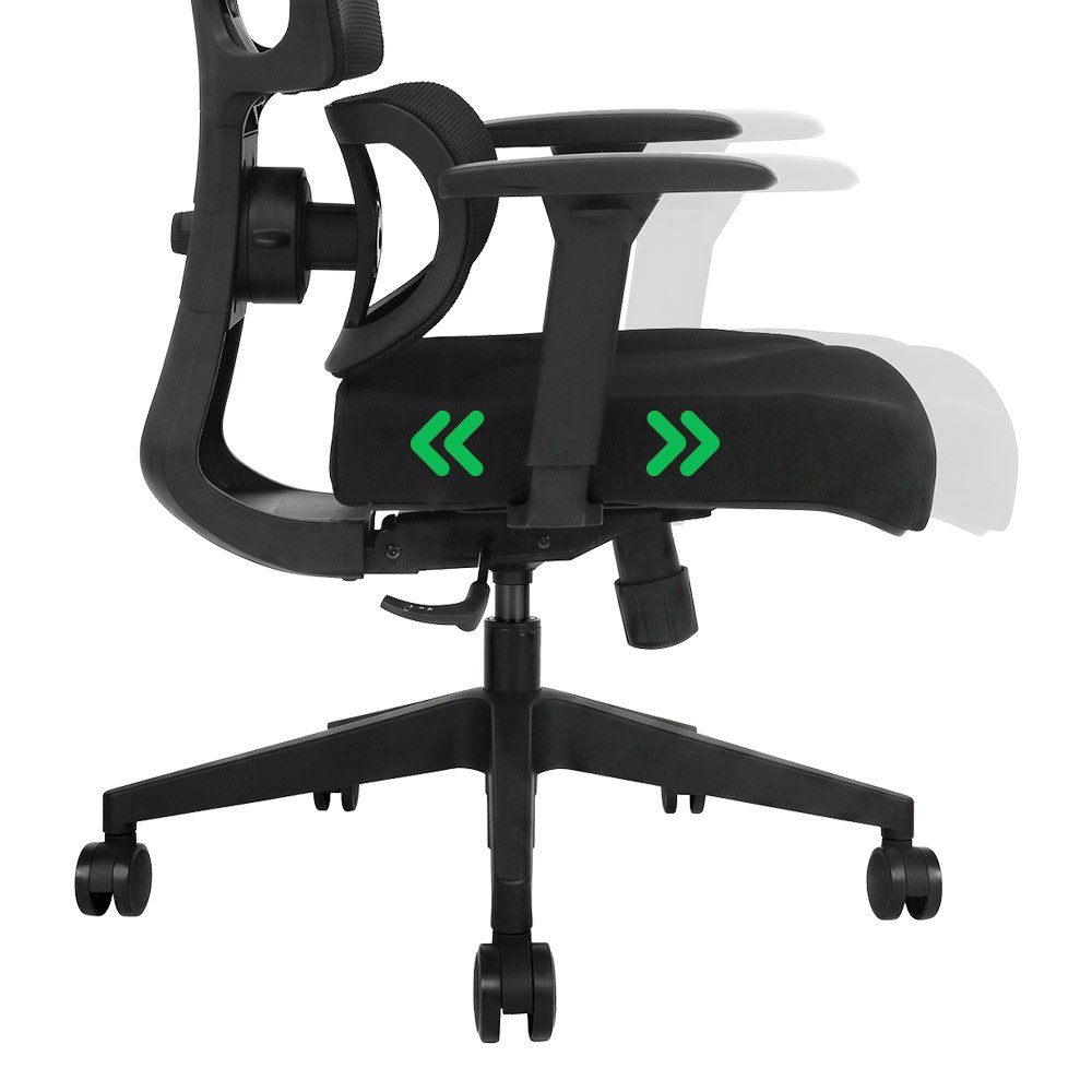 Ajusta cuánto asiento necesitas