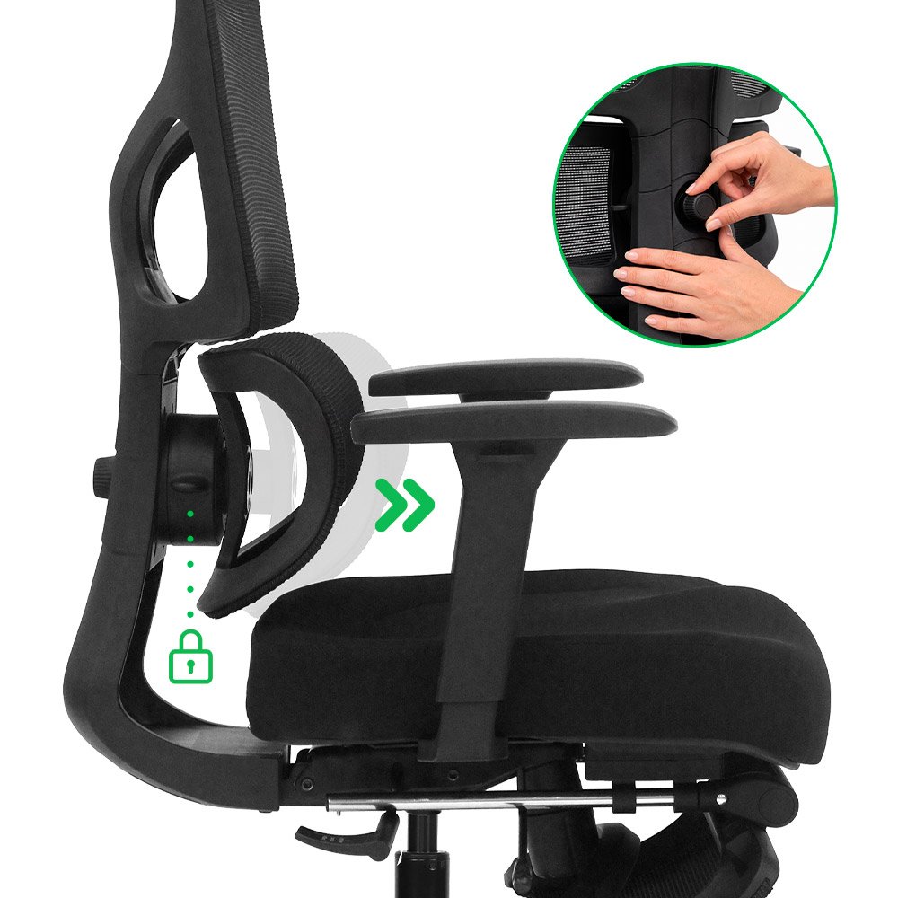 Soporte lumbar que se ajusta a tu postura