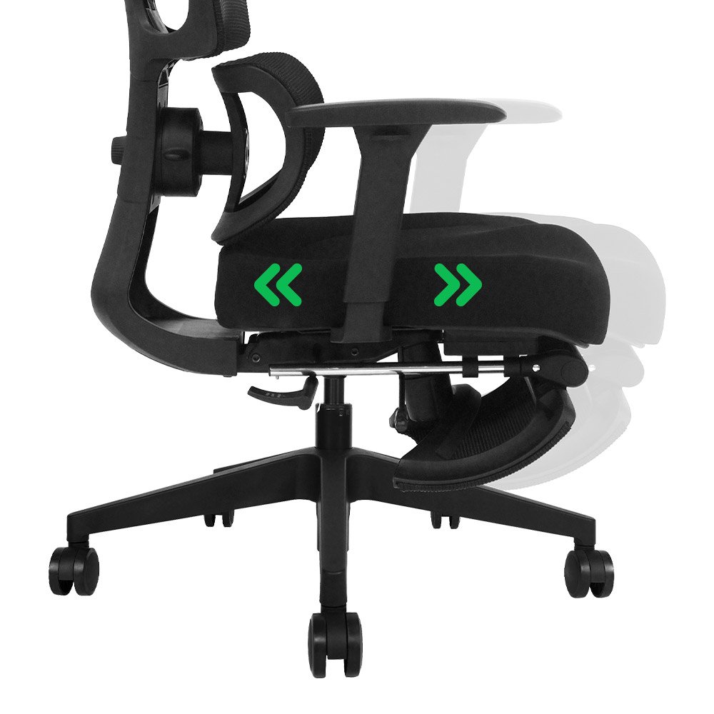 Ajusta cuánto asiento necesitas
