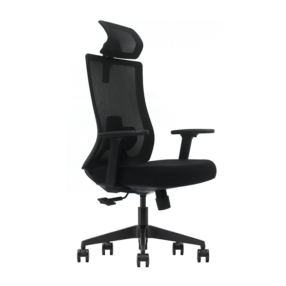 KORE > Silla Ergonómica Ejecutiva con Soporte Lumbar Ajustable y Reclinación Sincronizada