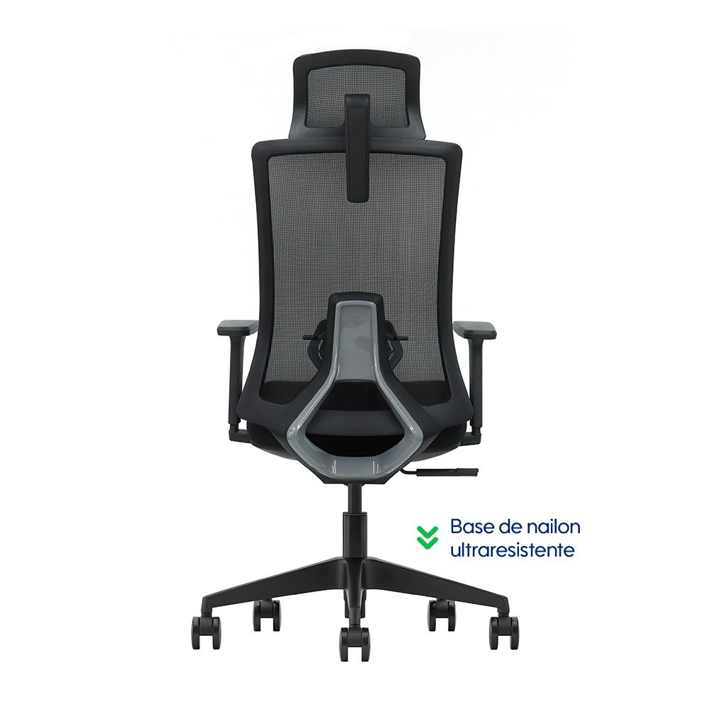 KORE > Silla Ergonómica Ejecutiva con Soporte Lumbar Ajustable y Reclinación Sincronizada