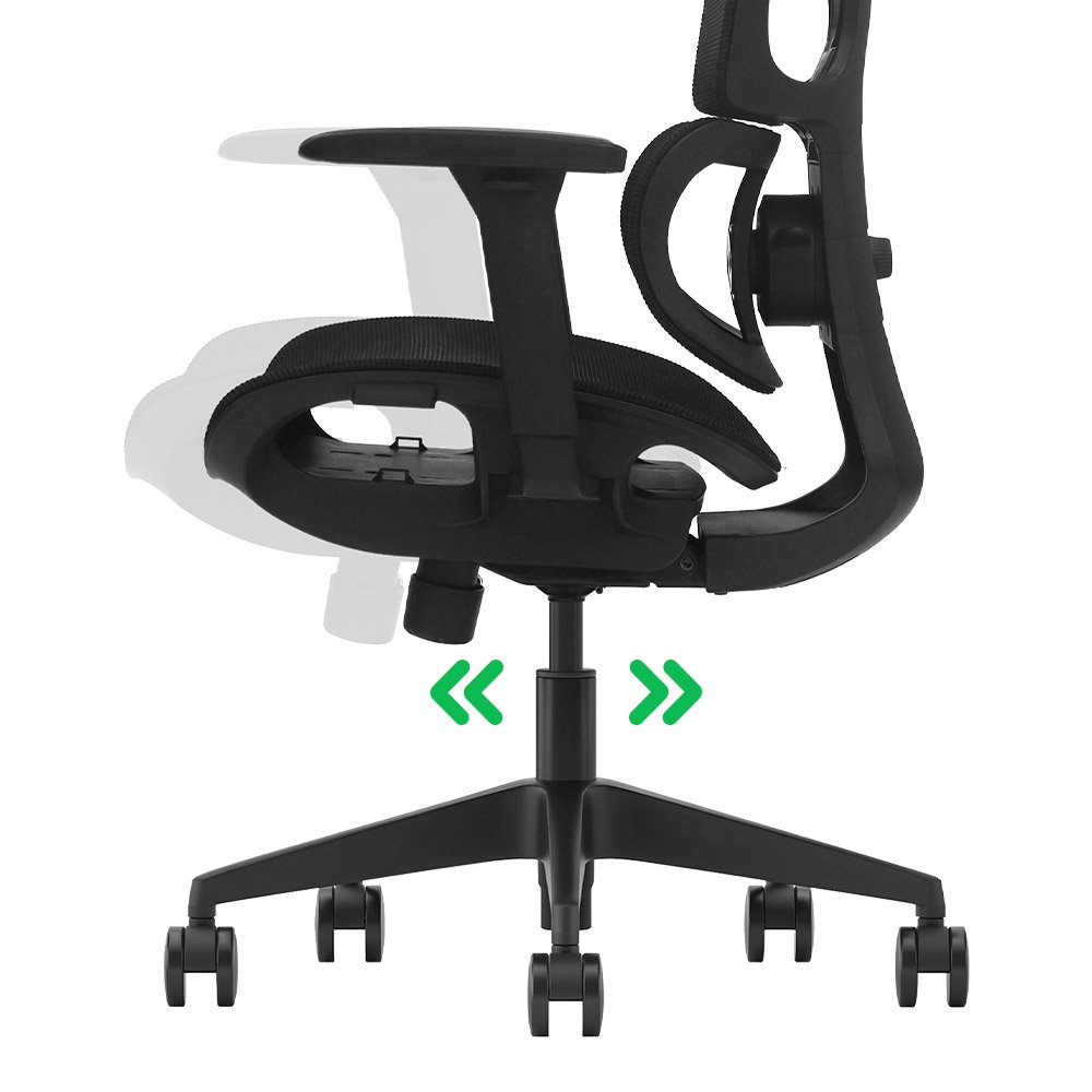 Ajusta cuánto asiento necesitas