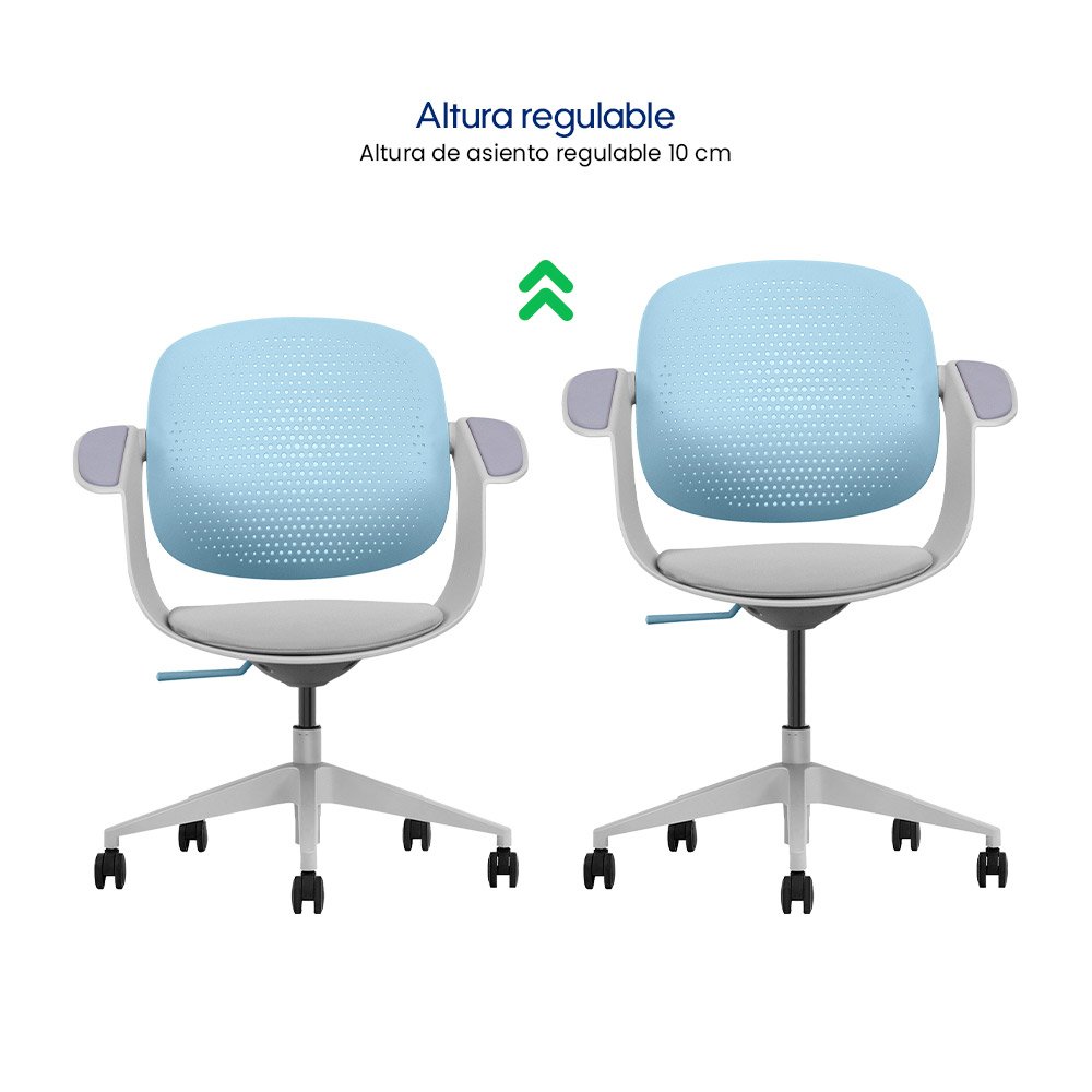 Silla Multifuncional Ergonómica Turquesa