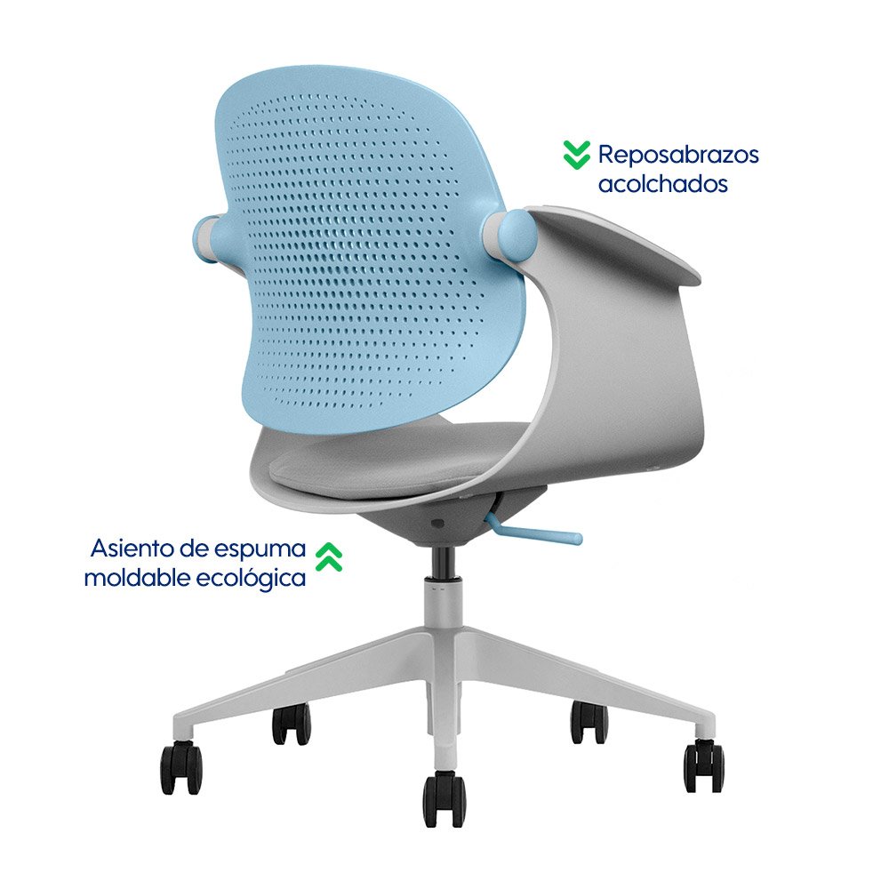 Silla Multifuncional Ergonómica Turquesa