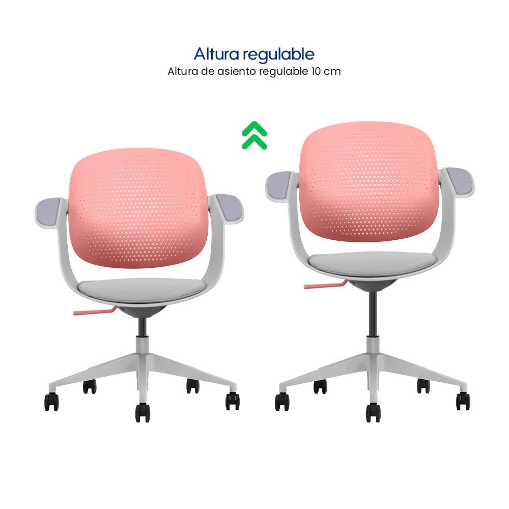Silla Multifuncional Ergonómica Rosa
