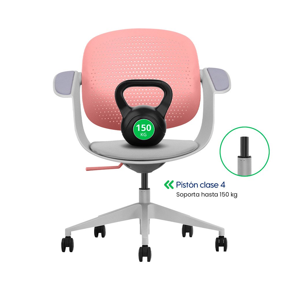 Silla Multifuncional Ergonómica Rosa