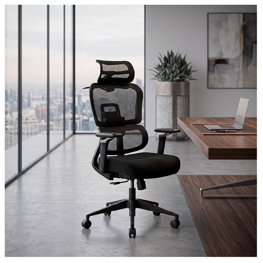 NEXUS > Silla Ergonómica Ejecutiva con Respaldo Dinámico y Reposabrazos 5D