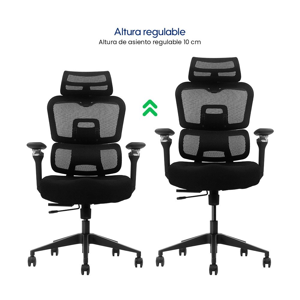 NEXUS > Silla Ergonómica Ejecutiva con Respaldo Dinámico y Reposabrazos 5D