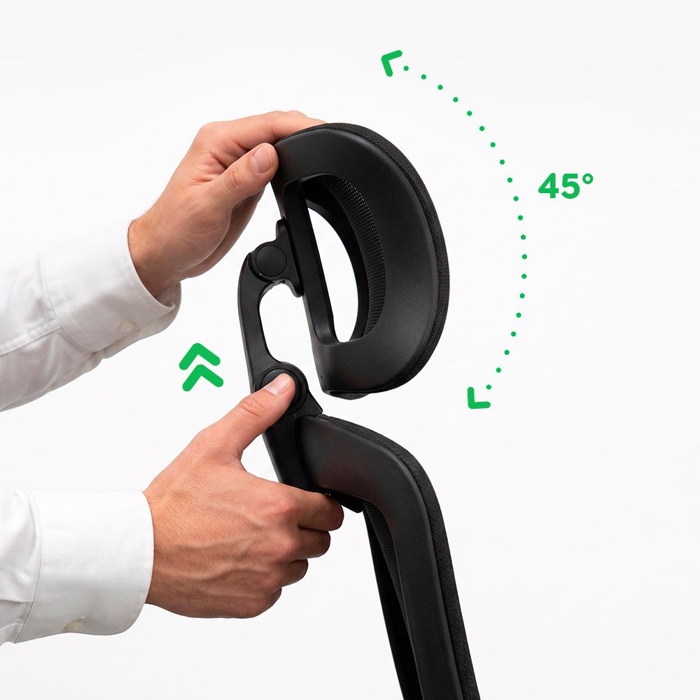 Ajusta el apoyo cervical