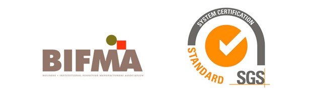 AERO > Silla Ergonómica Ejecutiva con Doble Soporte Lumbar y Reposapiés — diagrama de dimensiones
