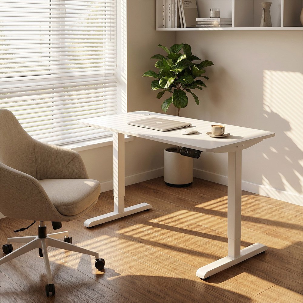 Escritorio Eléctrico Evox Madera WBE Blanco