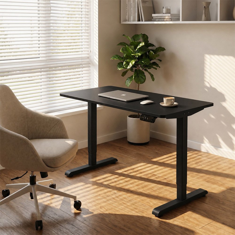 Escritorio Eléctrico Evox Madera WBE Negro