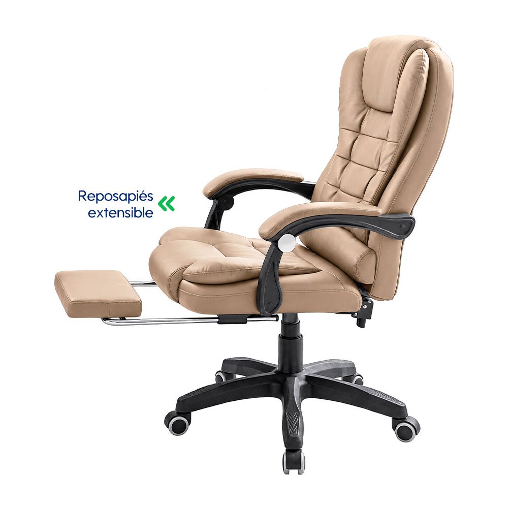 Silla Evox One C7RN Masajes Reposapiés Kaki