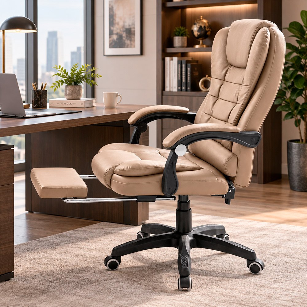 Silla Evox One C7RN Masajes Reposapiés Kaki