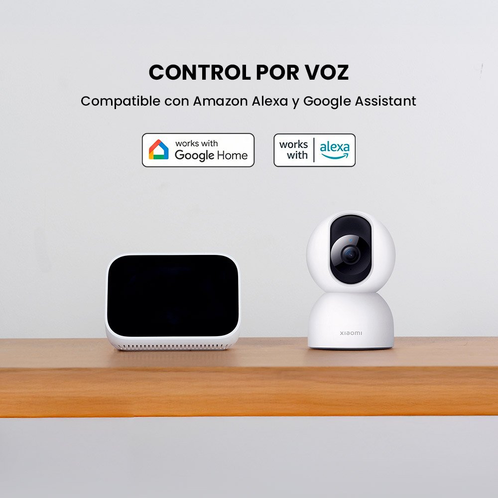 Cámara Seguridad Inteligente Xiaomi C400 UHD 2.5K 4MP 360° con Funciones IA Mejoradas