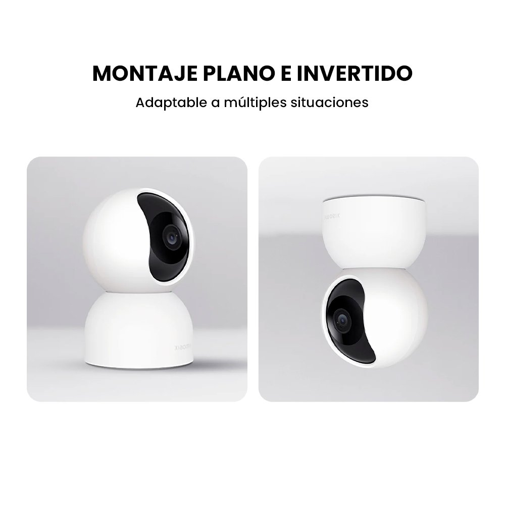 Cámara Seguridad Inteligente Xiaomi C400 UHD 2.5K 4MP 360° con Funciones IA Mejoradas