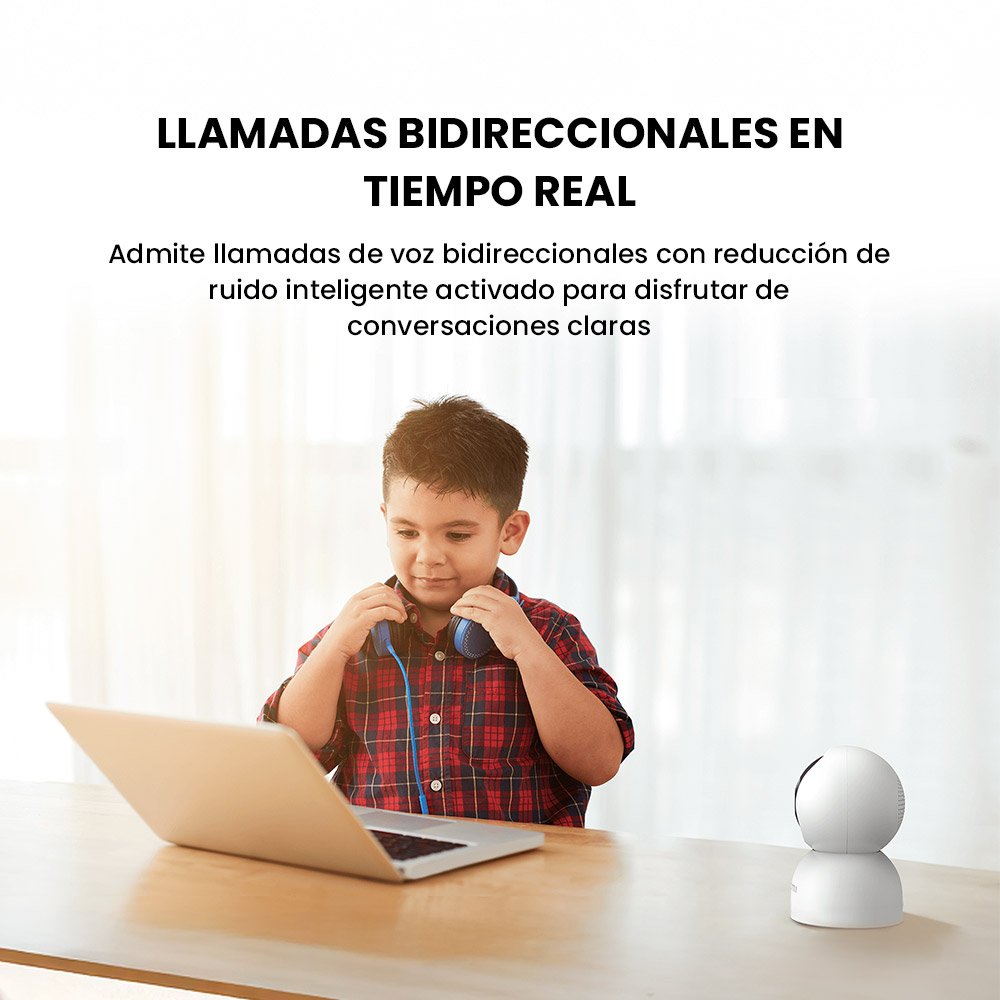 Cámara Seguridad Inteligente Xiaomi C400 UHD 2.5K 4MP 360° con Funciones IA Mejoradas