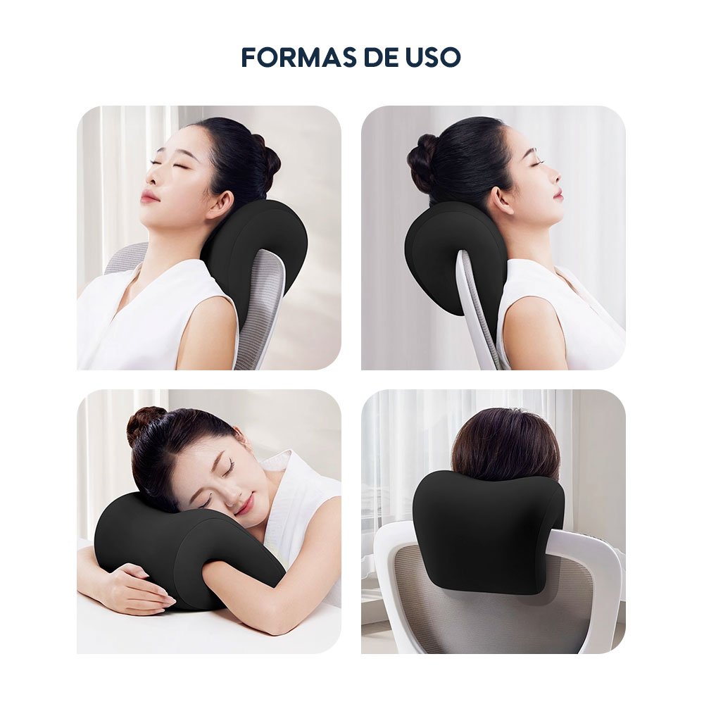 Cojín Cervical Ergonómico Evox WR6-B Negro