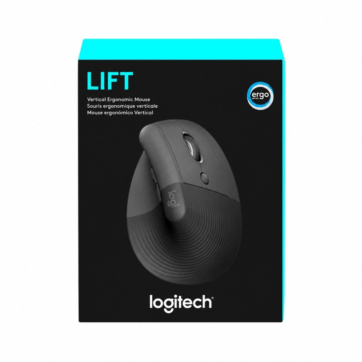 Mouse Ergonómico Logitech Lift Negro