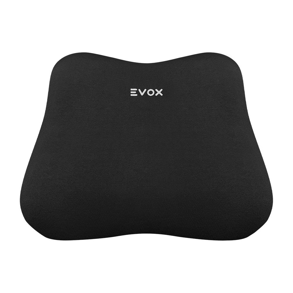 Set de Cojines Ergonómicos Evox WR8-B Negro Lumbar y Coxis