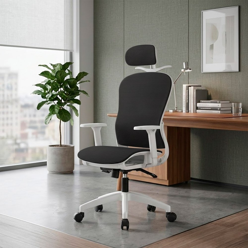 Silla de Oficina Ergonómica Evox Advance E7-W Blanco