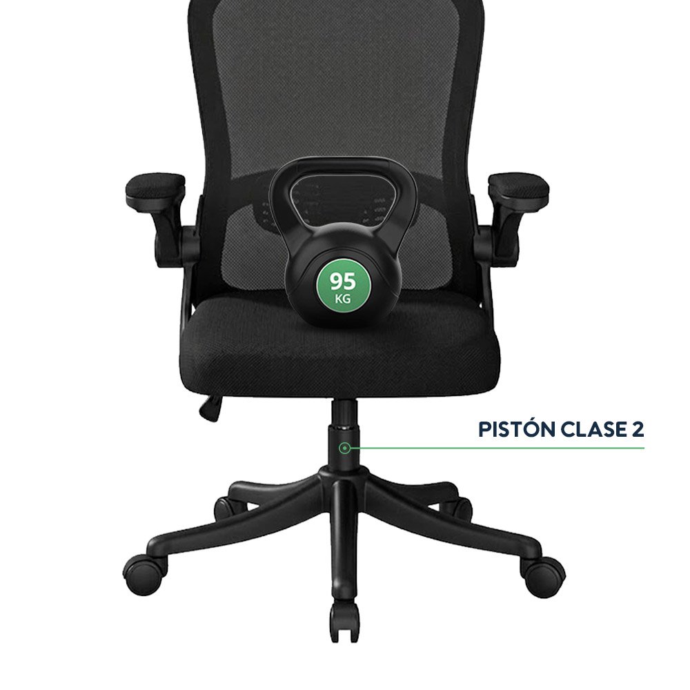 Silla de Oficina Ergonómica Evox One E2-B (CT256) con Soporte Lumbar Ajustable
