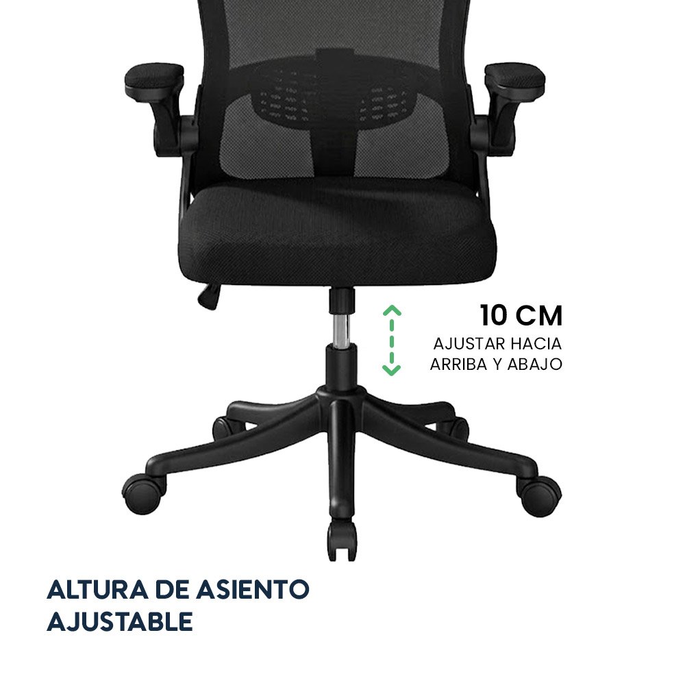Silla de Oficina Ergonómica Evox One E2-B (CT256) con Soporte Lumbar Ajustable