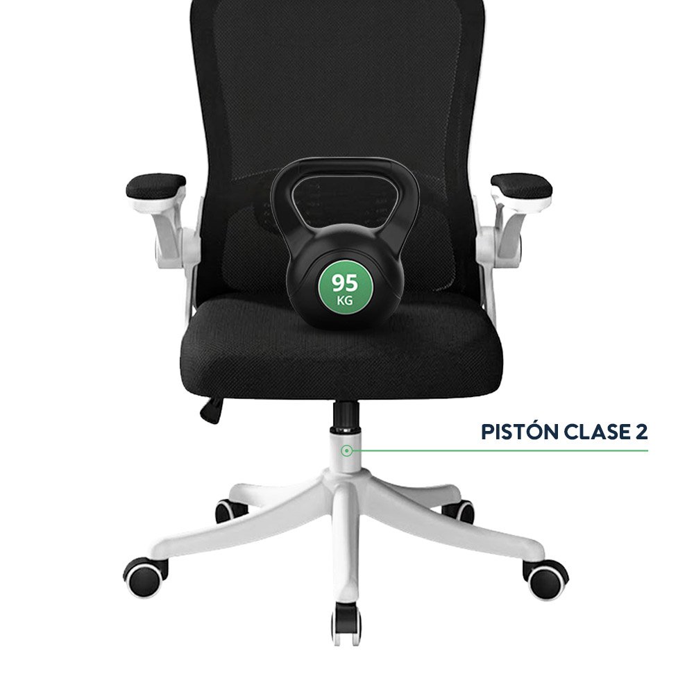 Silla de Oficina Ergonómica Evox One E2-W (CT256) con Soporte Lumbar Ajustable